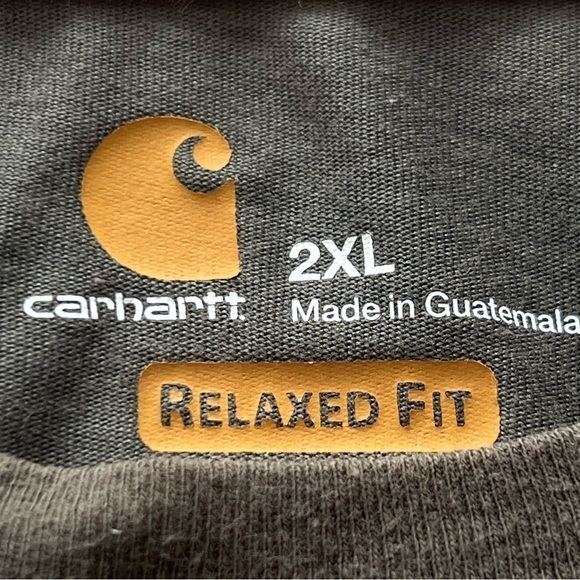 Carhartt force relaxed fit Shirt Men's 2XL Regular Green Short Sleeve Crew Neck - Picture 2 of 10